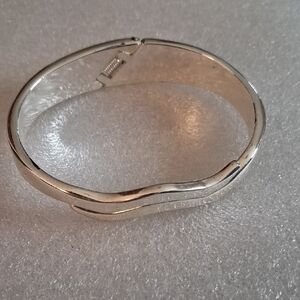 Elegant Silver Bangle Bracelet